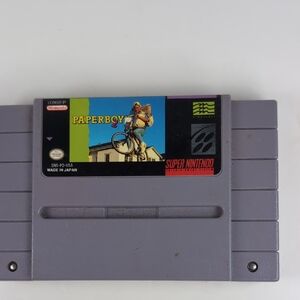 Super Nintendo -  Super Paperboy Game Cartridge